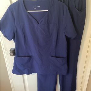 Pandamed scrub top and bottom set